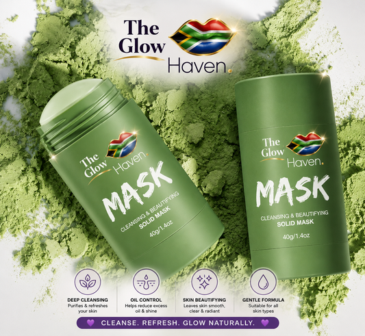Roll on face mask.