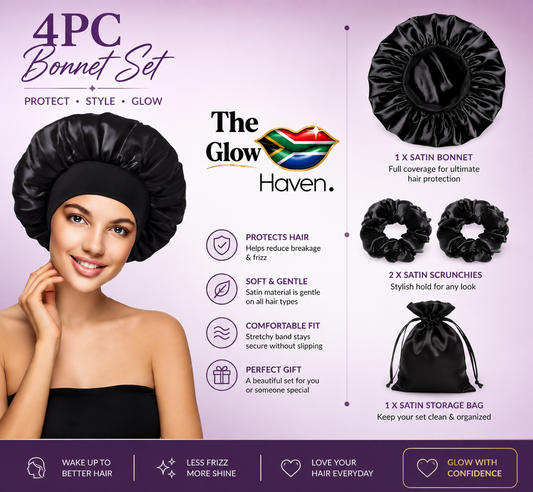 4Pc bonnet set.