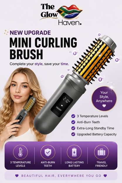 Wireless Curling Hair Brush.