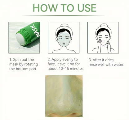 Roll on face mask.